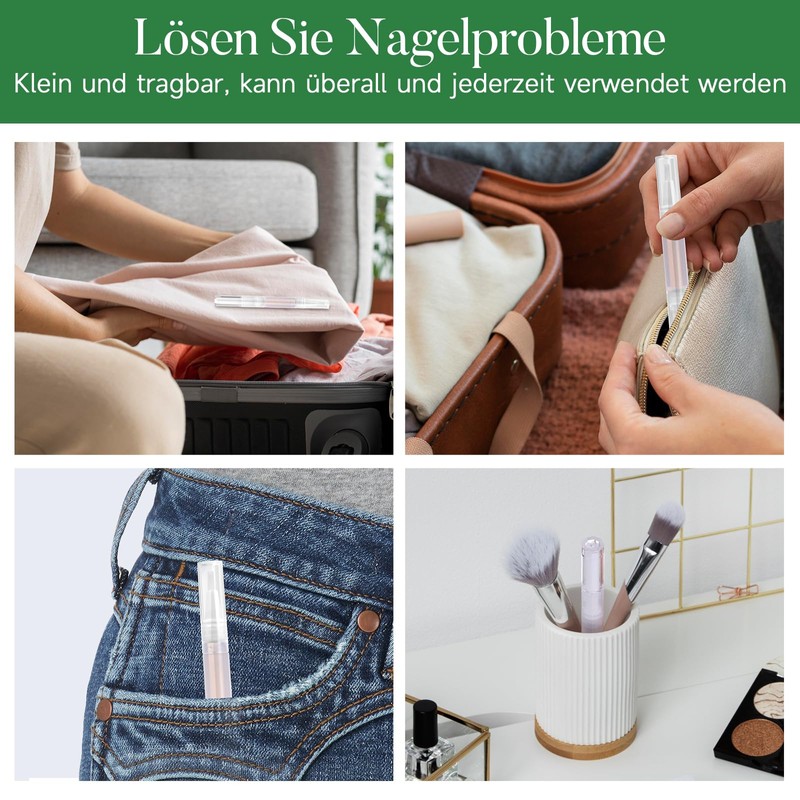 4 Stück Nail Care Pen,Nail Care Pen,Nagelöl Stift,Nagel Behandlungs Stift