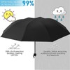 Umbrella with UPFf50+ Dual use of rain and light,Compact Umbrella