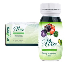 Univera Xtra Minis, Multimineral fruites Complex, 15 Natural Ingredients, Stress Management, Focus & Clarity, Joint Comfort, Antioxidant Protection - 3.38 Fl Oz (Pack of 20)