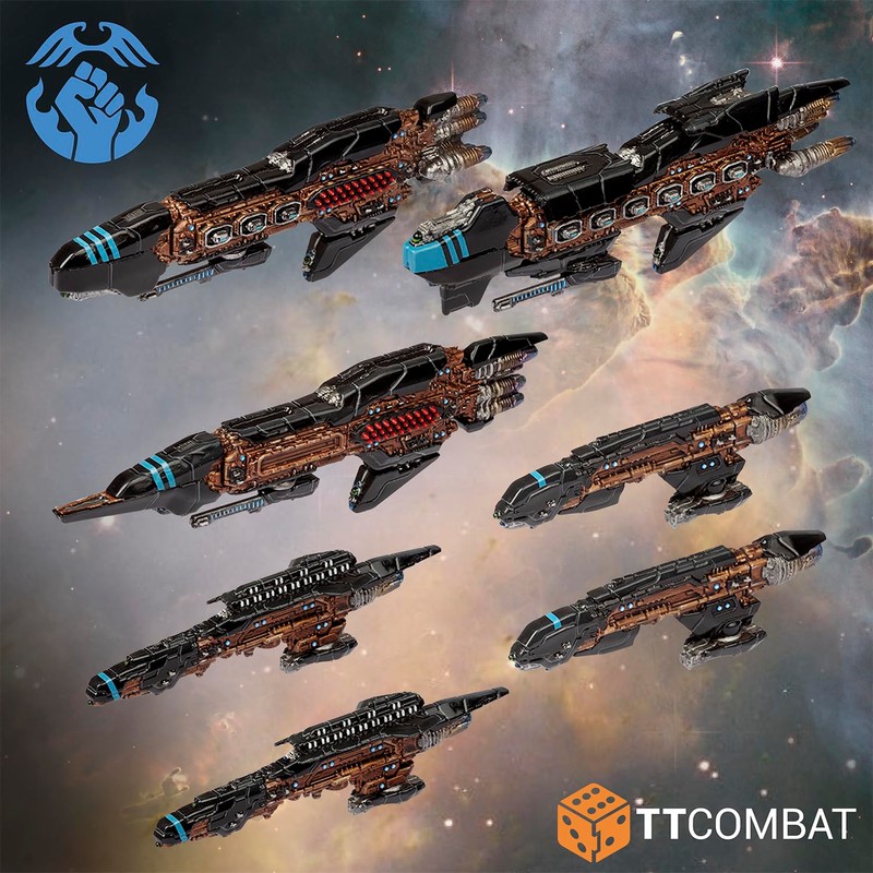 Dropfleet Commander TTCombat Resistance Core Ships TTDFX-RES-020