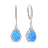 Aprila Drop Dangle Earrings 925 Sterling Silver Leverback Earrings with
