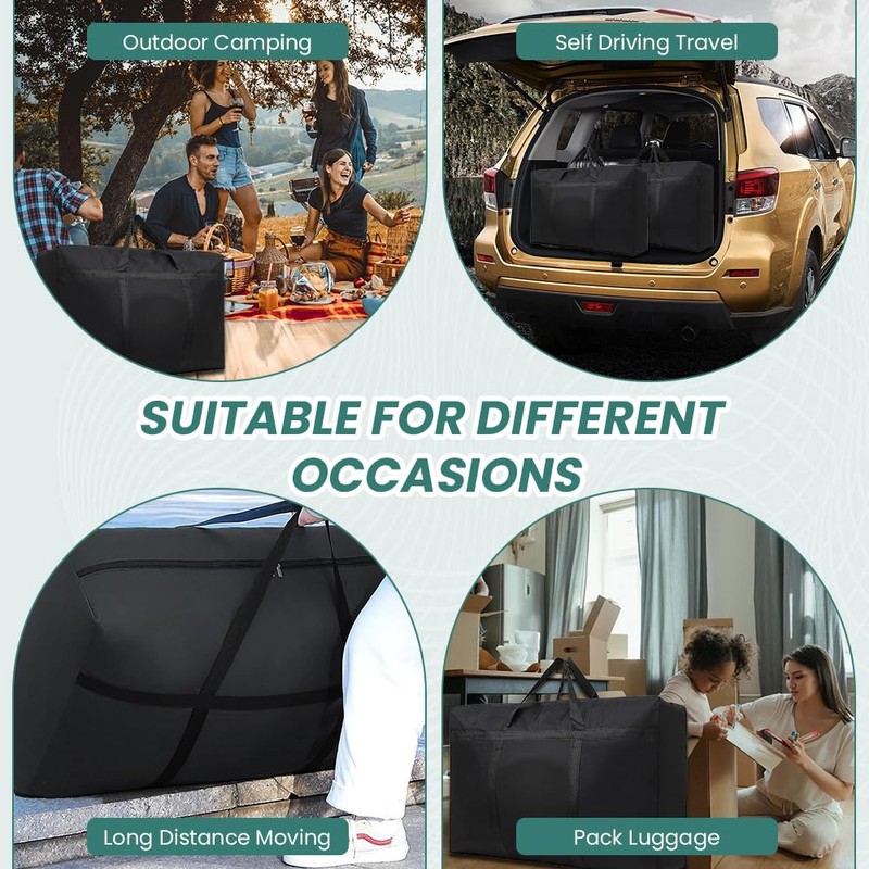 Super Large Storage Bag 180L 600D Oxford Storage Container Organiser