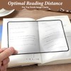 2 Pcs Magnifying for Reading 3X Flexible Plastic Magnifiers Lenses