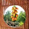 ZUYYON 5 Strings Artificial Fruit Hanging Strings, Fake Mango Bunch