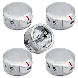 W11030413 Range Control Knob Compatible with Whirlpool KitchenAid Stove knobs Replaces W11027434, W10643306,4461624, PS11770322, AP6038805(5 Packs)