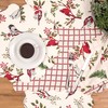 C&F Home 13" x 19" Christmas Sprig Cardinal & Chickadee