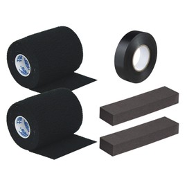 PHYSIQUE TIGERTAPES Rugby Lifting Kit - Rugby Lineout Lifting Tape, Lifting blocks, Eab Tear Tape, Taping Of Knees, Maximum Support for Rugby Players (Black Tape)