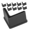 Tofficu 10pcs Non Slip Rubber Leg Caps for Furniture Feet