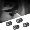 POTAMERO Auto Metal Tire Valve Stem Caps, 4pcs Universal Dog
