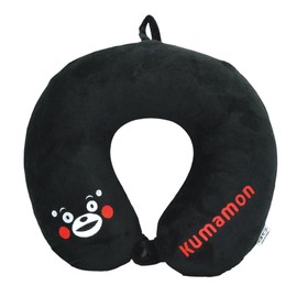 Yamani Kumamon KK2400003 Neck Pillow, Kumamon Approx. H 10.6 x W 11.2 x D 3.9 inches (27 x 28.5 x 10 cm)