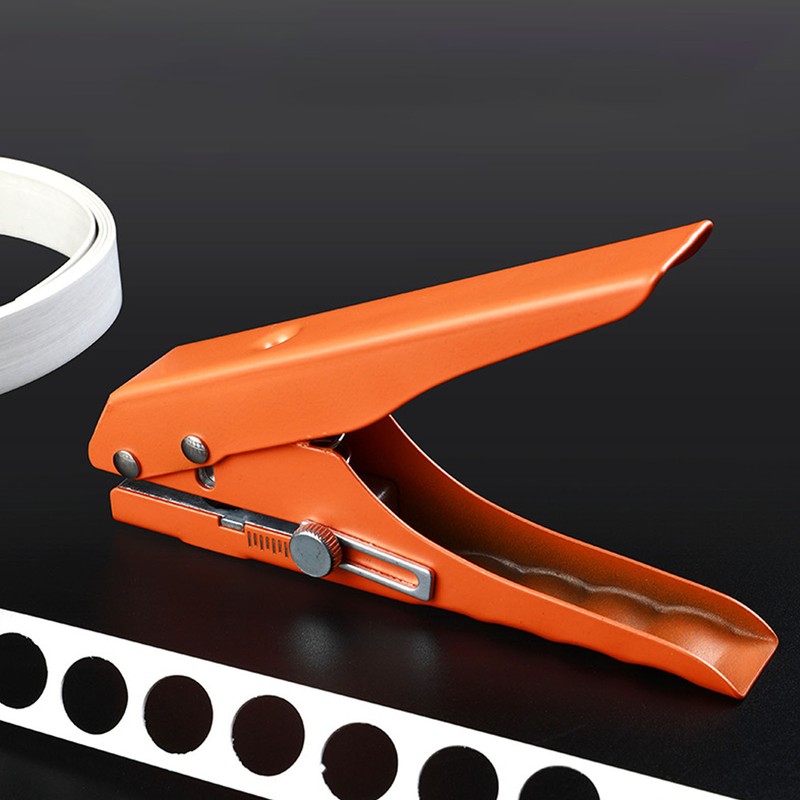 Single Hole Punch Heavy Duty Handheld Edge Banding Punching Pliers