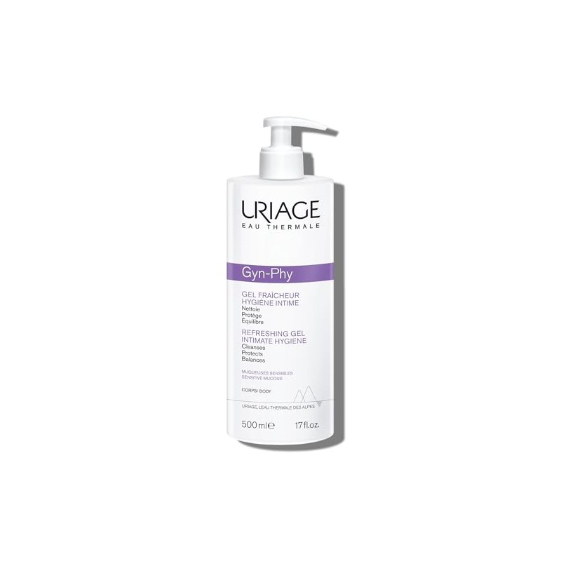 URIAGE Gyn Phy refrescante gel íntimo 17 onzas líquidas