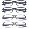 Computer Blue Light Blocking Reading Glasses(Flexible and Lightweight) UV Protection