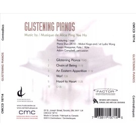 DUO PIANO 2X10/SUAN HOEPPNER/ADAM CAMPBELL GLISTENING PIANOS: MUSIC BY ALICE PIN