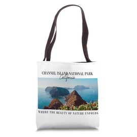 Hiking Channel Island National Park California Graphic Tote Bag