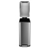 13.2 Gallon / 50L Kitchen Trash Can, Slim Stainless Steel