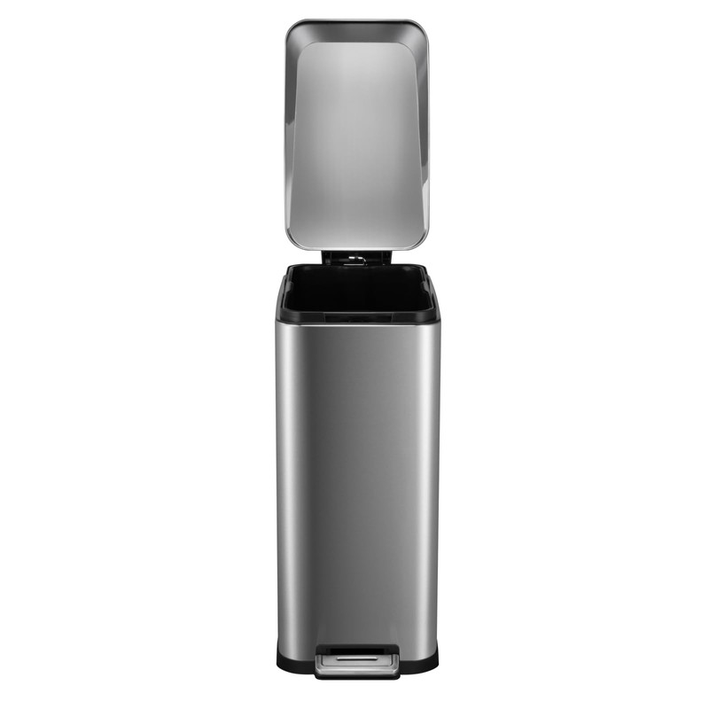 13.2 Gallon / 50L Kitchen Trash Can, Slim Stainless Steel