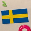 CafePress Flag of Sweden Large Beach Towel, Soft Towel with