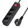 Aigostar Aigostar Steckdosenleiste 3 fach mit Schalter, Mehrfachsteckdose mit Kindersicherung,