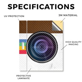 Carbon Fiber Tablet Skin Compatible with BOOX Go Color 7 (2024) - Vintage Polaroid - Premium 3M Vinyl Protective Wrap Decal Cover - Easy to Apply | Crafted in The USA by MightySkins