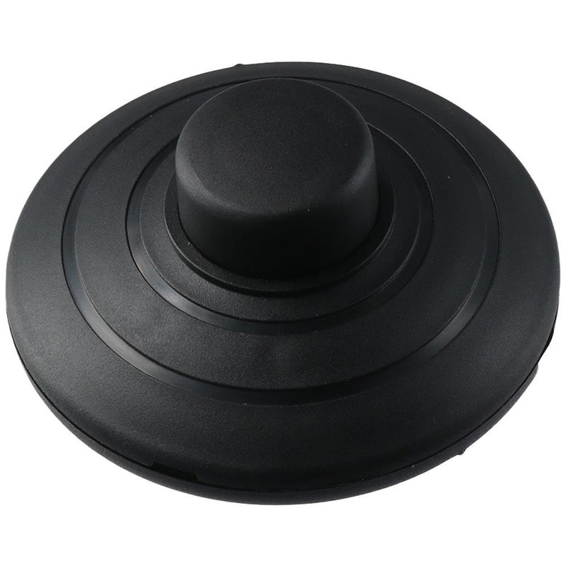AllGIFT Foot Pedal Push Switch 2pcs Round Floor Foot Inline