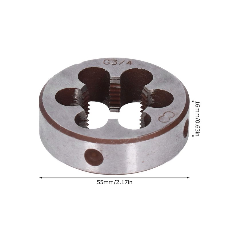 3/4 Pipe Cutter, Round Thread Cutter, Alloy Steel, 55 mm