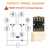 Weasch Power Relay MK2P-I, AC 220V Coil, DPDT, 8 Pin,
