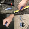 Sheffield 12116 Mini Utility Knife, Quick-Change Razor Blades Mechanism, Folding
