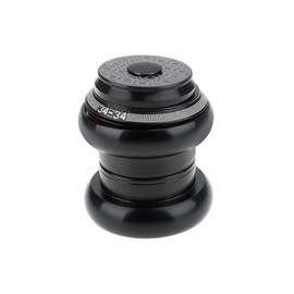 YINETTECH 34-34mm Aluminum Alloy Headset for 34mm Front Fork Steel Frame Head Tube Black