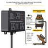 Automatic Vacuum Switch with Extra Outlet for Using More Power