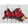 Gardenvy Cardinal Bird Wind Chime, Red Bird Bell Wind Chimes