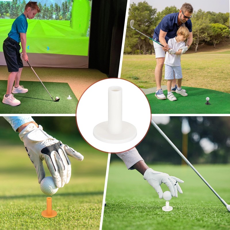 TIXIPEM 2.36IN Rubber Golf Tees [6PCS] - Flexible Stable Ball