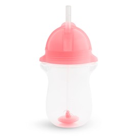 Munchkin Munchkin-Click-Lock-Any-Angle-Weighted-1-Piece-Straw-Cup-(Pink)