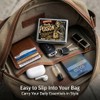 Hypetal Metal Pill Organizer, 8 Compartment Travel Pill Case for