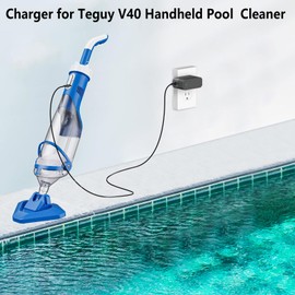 21.5V Charger for Handheld Pool Vacuums Compatible with Teguy V40 Handheld Pool Vacuum Cleaner Power Cord