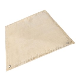 KONTONTY Camping Fire Resistant Blanket Portable Fire Blanket for Outdoor Picnics Camping Home Use Fiberglass High Temperature Resistant Lightweight Design