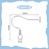 UNICRAFTALE 300Pcs Fish Hook Earring Hooks Findings 316 Surgical Stainless