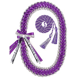 TFTAFAN Graduation Leis and Graduation Honor Cords Class of 2024 Graduation Ribbon Lei Graduation Necklace Braided Necklaces Graduation gift for for Student Graduation Gifts Party Supplies, 48 inches,