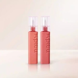 Apieu 어퓨 틴트 립글로스 물광 광채 립메이크업 과즙팡 X 2개 MNS Apieu Tint Lip Gloss Dewy Glow Lip Makeup Juicy Pang X 2 pcs MNS [Guava + Guava]