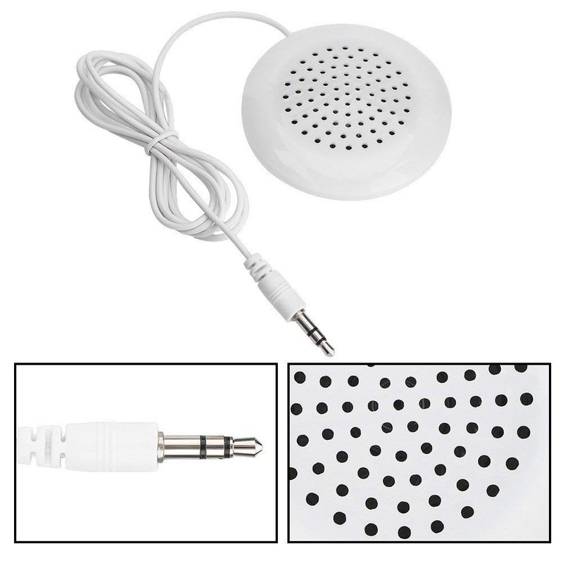 Mini Pillow Speaker, 3.5mm Wired Plug Stereo DIY Speaker for