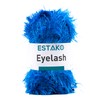Estako Eyelash, 100% Polyester Yarn, Soft, Fuzzy for Crochet and