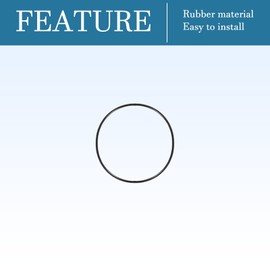 QUARKZMAN Pack of 10 Nitrile Ring Sealing Ring Washer 40 mm x 38 mm x 1 mm for Tap Plumber Repair Seal Connection, Black