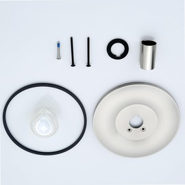 Brushed Nickel Escutcheon Replacement for Moen 16090 T470 Chateau Collection, for One-Handle Tub and Shower Faucets Handle with decorative cover