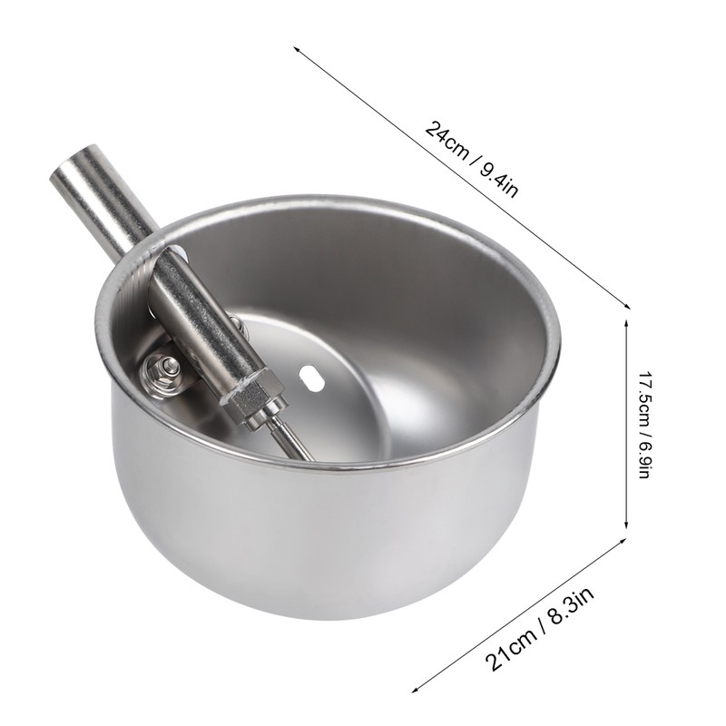 Round Stainless Steel Piglets Farm Livestock Pig Automatic Feeding Drinking