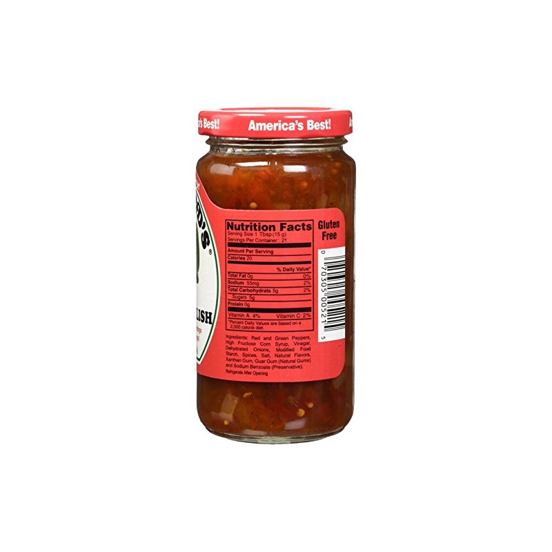 Relish Hot Pepper 11 Ounces (Case of 6)