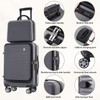 Merax 20 Inch Carry On Luggage with Spinner Wheels Top