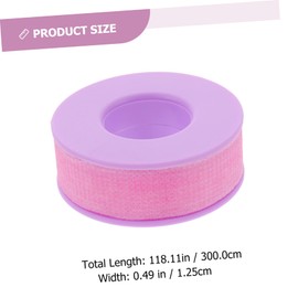 IWOWHERO 3Rolls Breathable Eyelash Extension Tape Cuttable Lash Isolation Tapes for Easy Eyelash Grafting Nonwoven Gel Lash Tapes Essential Eyelash Supplies