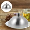 Healeved Stainless Steel Food Cover Dome - 7.87 Inch Plate