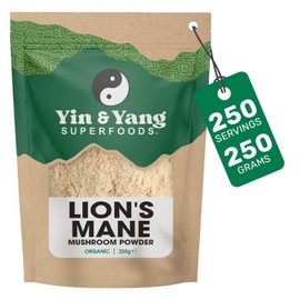 Organic Lion's Mane Powder 250g | Full-Spectrum Extract | Focus