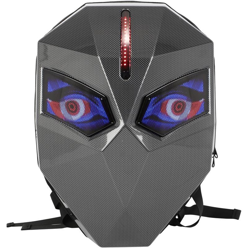 Motorcycle Backpack for Men, LED Backpack With DIY Programmable Full